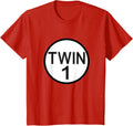 Kids Twin 1 tees for twins, number 1 twin, apparel for twins Apparel | Google Shopping Optimized | Daily Wear Essential