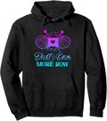 Just One More Row Knitting T-Shirt Yarn Knitter Crochet Pullover Hoodie Hoodie | Top Rated | Perfect for Crafters