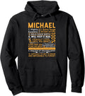 Michael Name Shirt Personalized Michael First Name Pullover Hoodie Hoodie | Viral Streetwear Style