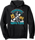 Snowboarder SNOWBOARDING IS MY HAPPY PLACE Children Pullover Hoodie Hoodie | Bestseller Style | Perfect Gift Choice