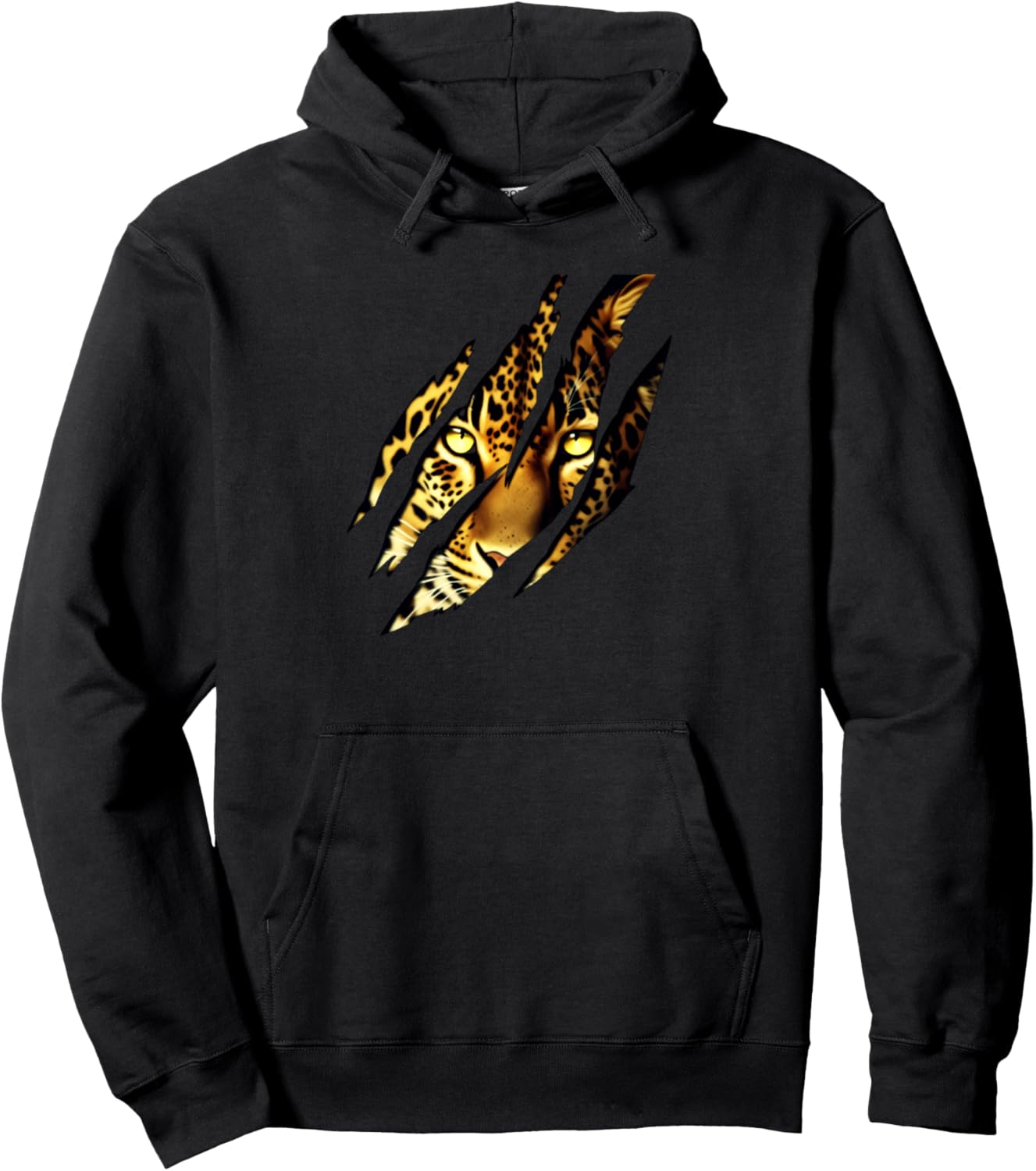 Cheetah Face Print Leopard Fierce Animal Women Men Safari Pullover Hoodie Hoodie High Search Demand Fan Favorite