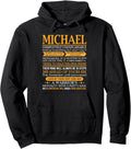 Michael First Name Shirt - Personalized Name Michael Pullover Hoodie Hoodie | Premium Quality
