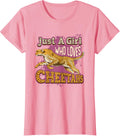 Just A Girl Who Loves Cheetahs Apparel Comfort Fit Best Seller Look