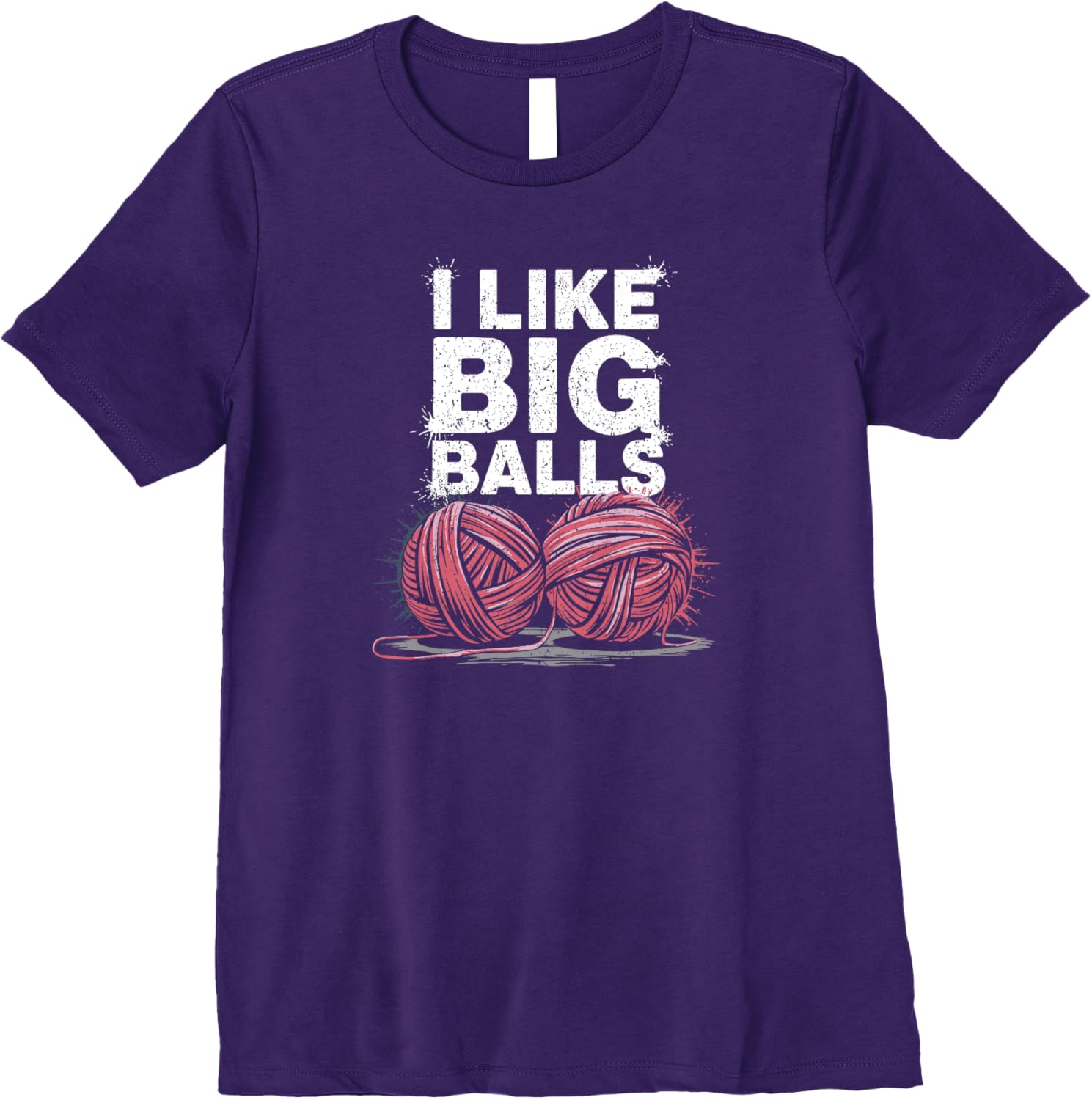 Womens I Like Big Balls Viral Yarn Joke Premium Yarn Supply | Viral US Pick | Customer Favorite