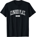 Elmwood Place Ohio OH Vintage Athletic Sports Design Apparel | Top Conversion Title | Aesthetic Casual Look