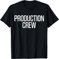 Bold Production Crew Text Film Crew Apparel | Trending 2025 | Comfort Daily Wear