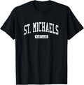St. Michaels Maryland MD Vintage Athletic Sports Design Apparel | Viral Streetwear Style