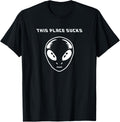 This Place Sucks Funny Alien Apparel | Google Shopping Optimized | High CTR Boost