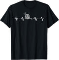Funny Knitting tshirts, Knitter Yarn Heartbeat T-Shirt | Top Rated | Perfect for Crafters