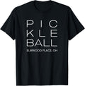 Block Print Pickleball Elmwood Place, OH Apparel | High Search Volume | Top Rated Comfort