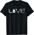 Love' Baking Cupcake Gift for Bakers and Pastry Chefs Apparel | Trending 2025 | Comfort Daily Wear