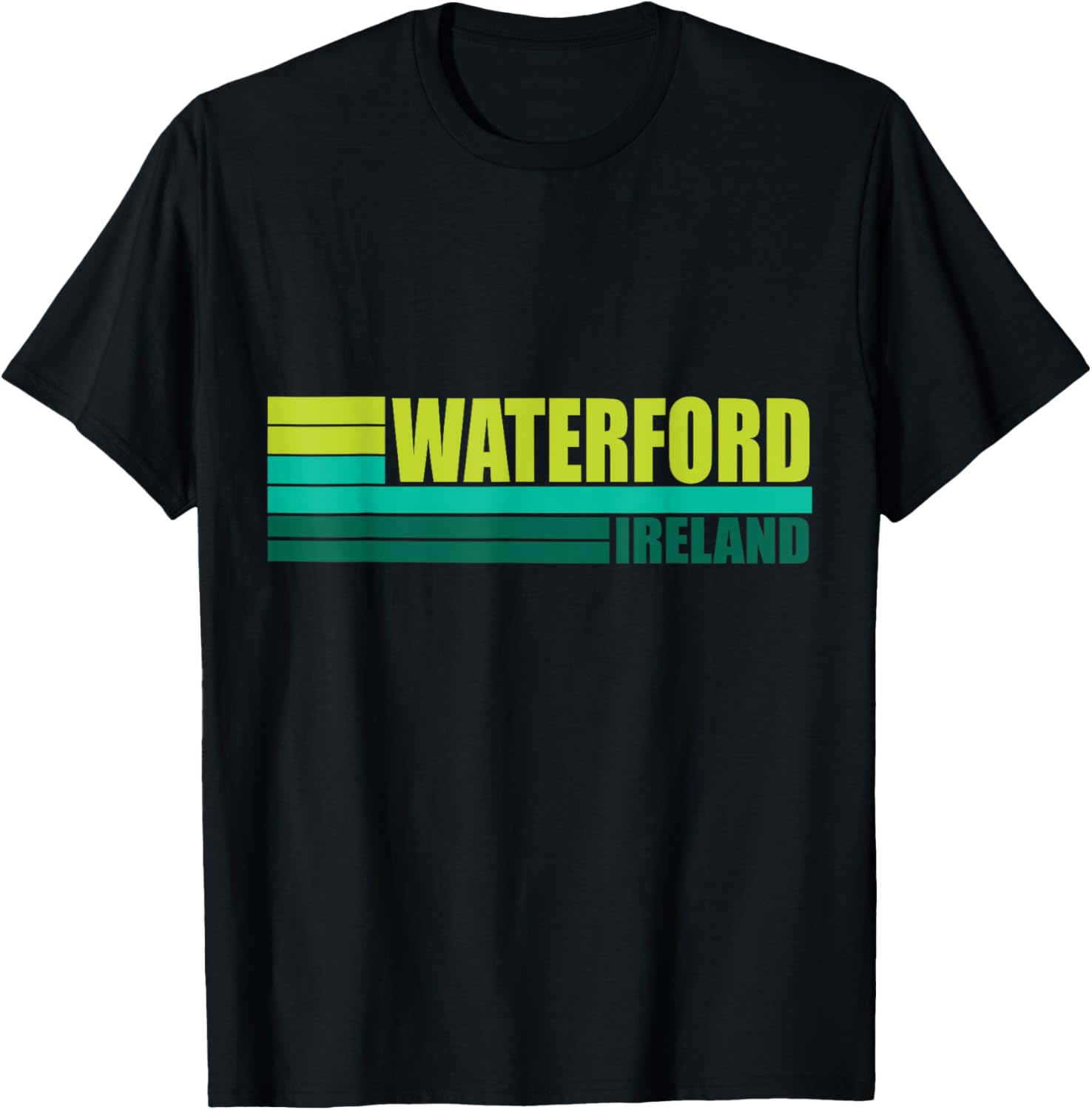 Green Retro Waterford City Town Tourist Places in Ireland UK Apparel | Trending 2025 | Perfect Gift Choice
