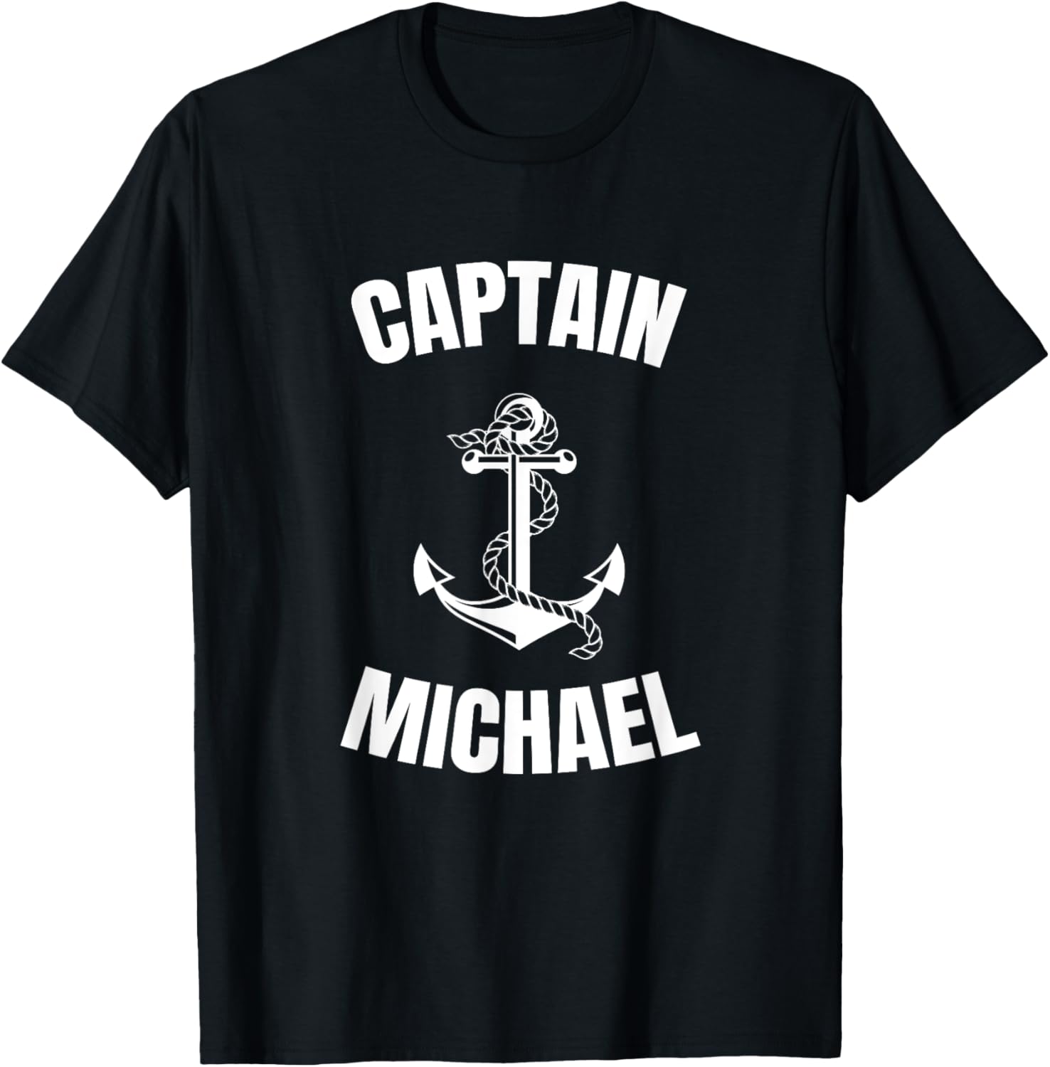 Captain Michael T-Shirt Personalized Boat Captain Shirt T-Shirt | US Best Seller