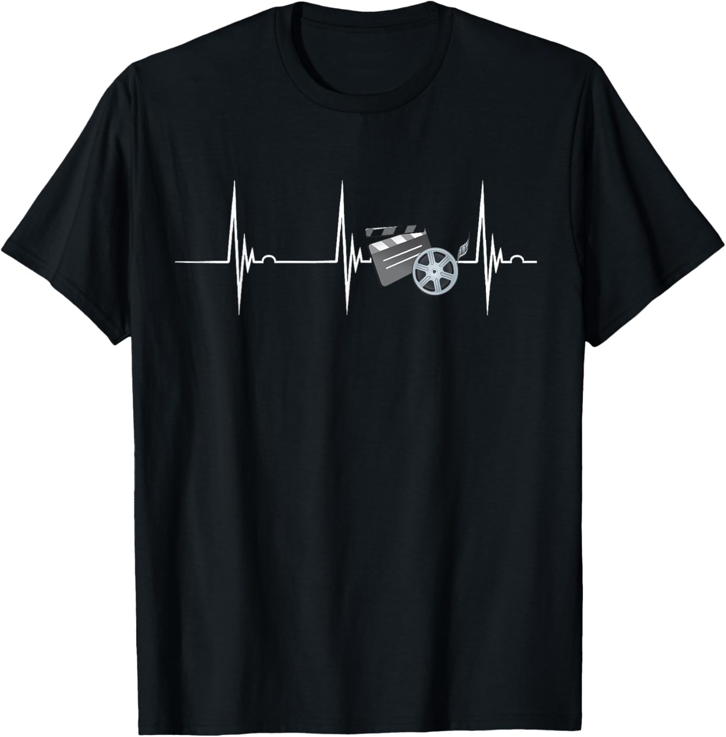 Cameraman Director's Flap Heartbeat ECG Pulse Filmmaker Apparel | Premium Quality | Perfect Gift Idea