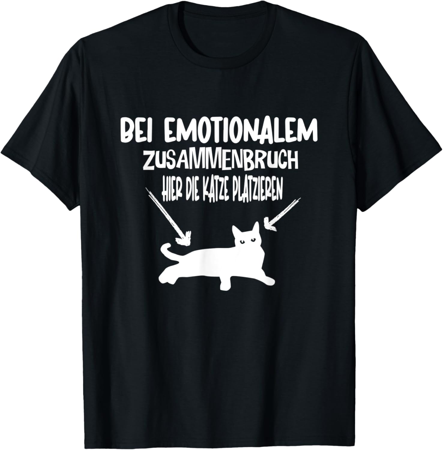 In case of emotional collapse, place the cat here Apparel | Google Shopping Optimized | Aesthetic Casual Look