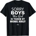 This Girl is Taken By Michael Henley Prospect Baseball Fan Apparel | US Best Seller
