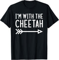 I m With The Cheetah Funny Matching Halloween Couple Costume Apparel Trending US Gift Ready