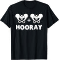 Hip Hip Hooray Funny Anatomy Pun Skeleton Bone T-Shirt T-Shirt | Viral US Pick | High CTR Title