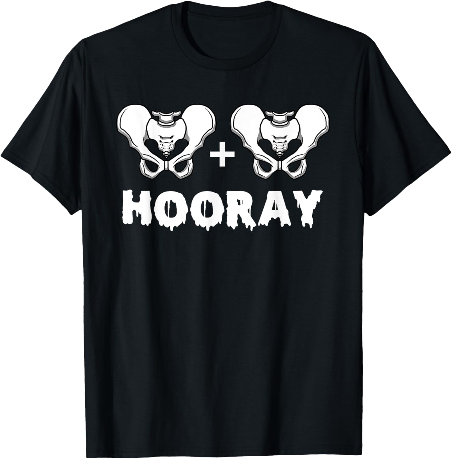 Hip Hip Hooray Funny Anatomy Pun Skeleton Bone T-Shirt T-Shirt | Viral US Pick | High CTR Title