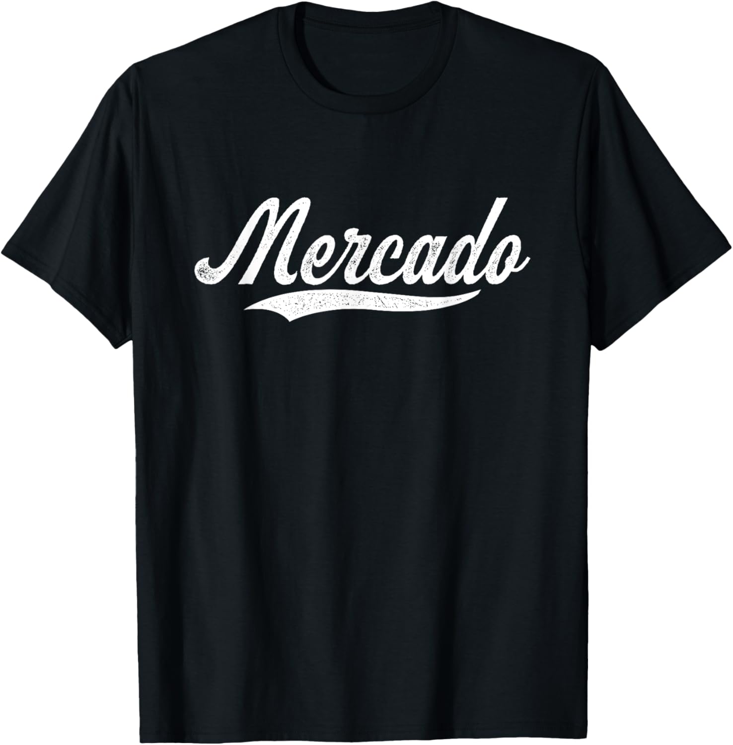 Distressed Script Michael Mercado Prospect Baseball Fan Gear Apparel | US Best Seller