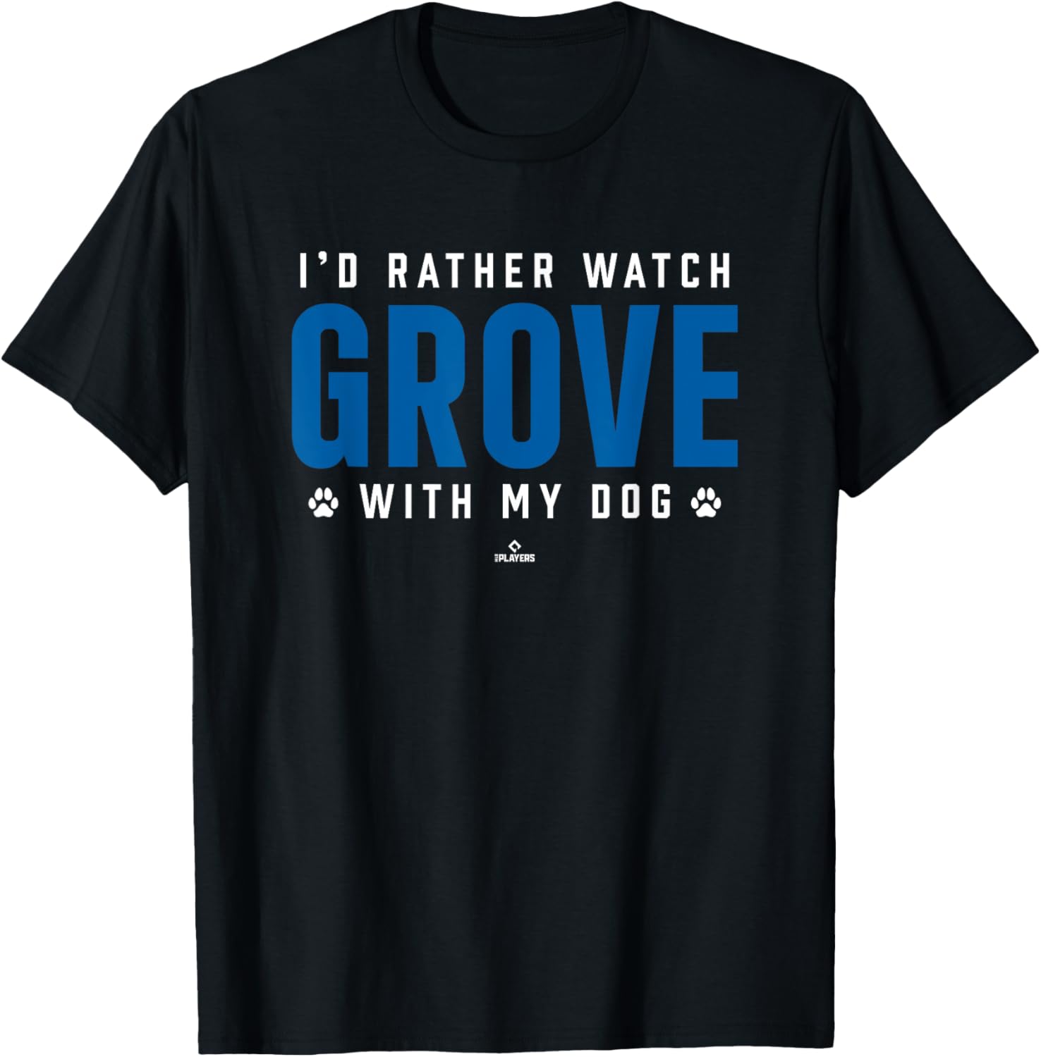 With My Dog Michael Grove Los Angeles Baseball MLBPA Apparel | Everyday Casual Wear