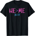 He Is Greater Than Me I John 3 30 Verse Christian T-Shirt T-Shirt | Trending 2025 | Perfect for Crafters