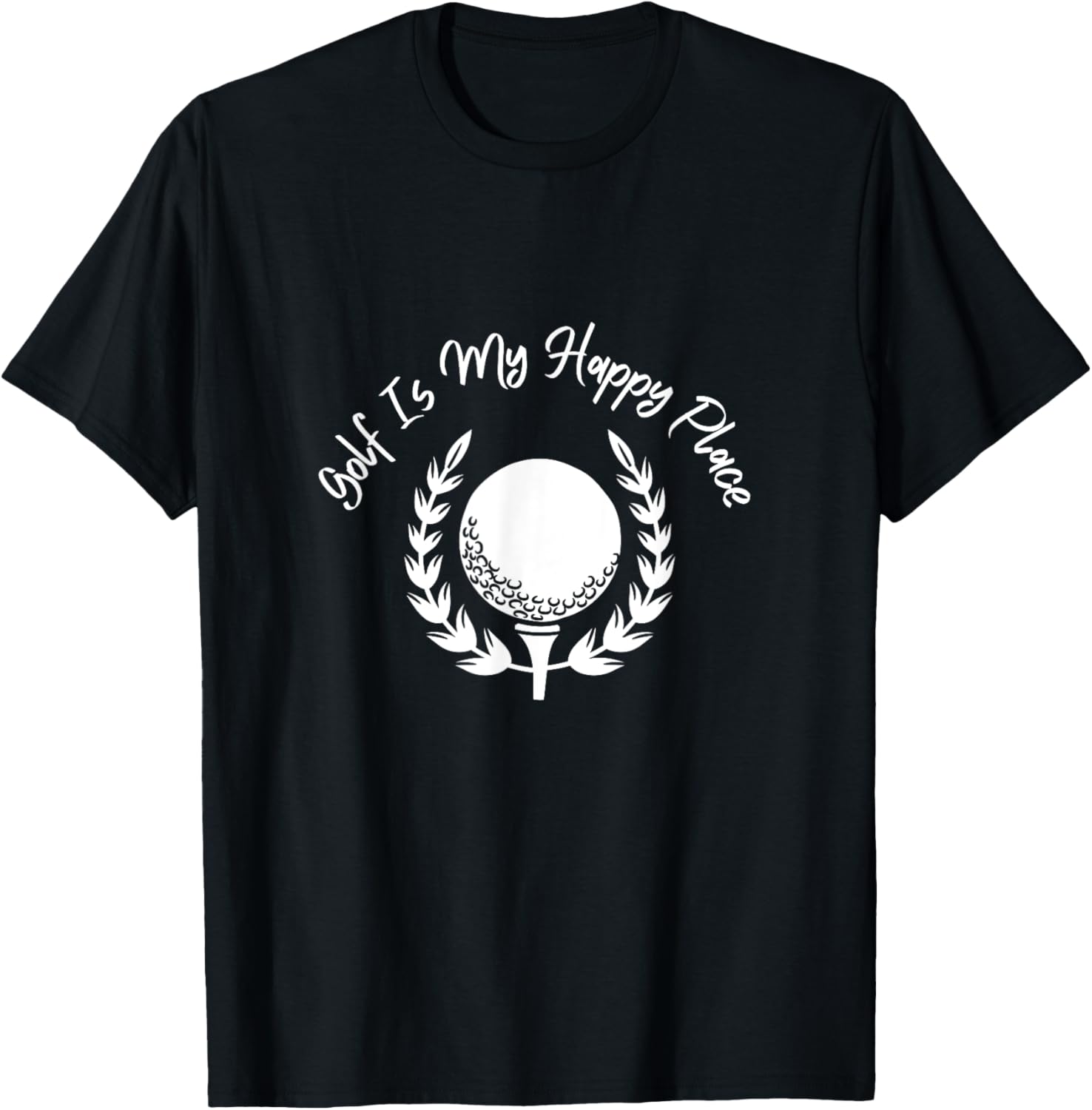Golf is my happy place, golf lovers tee Apparel | Bestseller Style | Aesthetic Casual Look