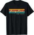 Vintage Sunset Stripes Surrey Place, New Jersey Apparel | Trending 2025 | Perfect Gift Choice