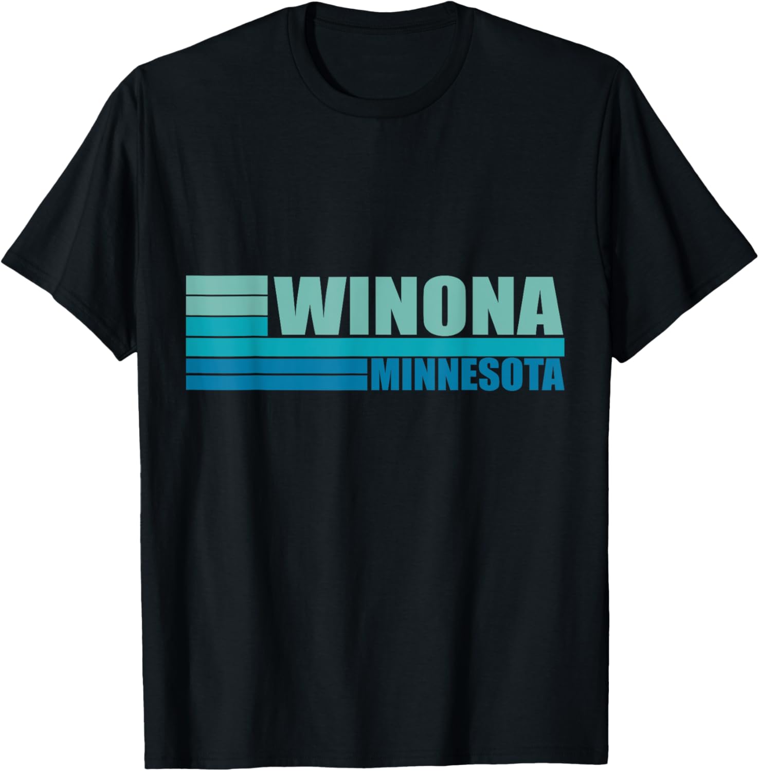 Blue Vintage Winona City Fun Real Place in Minnesota MN Apparel | US Viral Pick | Aesthetic Casual Look