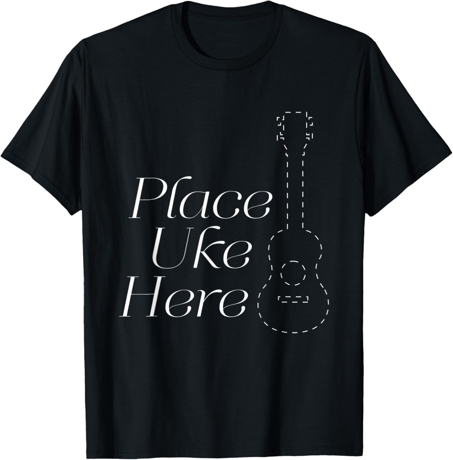 Place Uke Here Ukulele Player Apparel | Google Shopping Optimized | Perfect Gift Choice