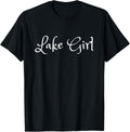 Lake Girl Fun happy place Lakeside Beaches Water sports Swim Apparel | Bestseller Style | Aesthetic Casual Look