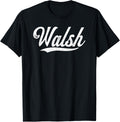 Distressed Script Michael Walsh Prospect Baseball Fan Gear Apparel | Premium Quality
