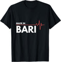 Made In Bari Italy Italia Place Of Birth Heartbeat Apparel | High Search Volume | High CTR Boost