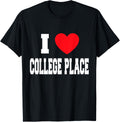 I Love College Place Apparel | US Viral Pick | Aesthetic Casual Look