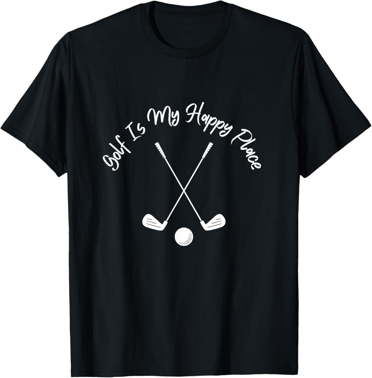 Golf is my happy place love to golf tee Apparel | Trending 2025 | Perfect Gift Choice