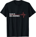 Made In Des Moines Washington Place Of Birth Apparel | Trending 2025 | Perfect Gift Choice