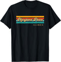 Vintage Sunset Stripes Maryland Place, Illinois Apparel | US Viral Pick | Daily Wear Essential