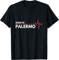Made In Palermo Italy Italia Place Of Birth Heartbeat Apparel | Top Conversion Title | Daily Wear Essential