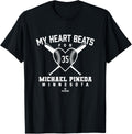 My Heart Beats for Michael Pineda Valentines Baseball Lover Apparel | Trending 2025