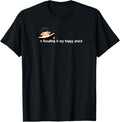 Reading Is My Happy Place Apparel | Premium Quality | Aesthetic Casual Look
