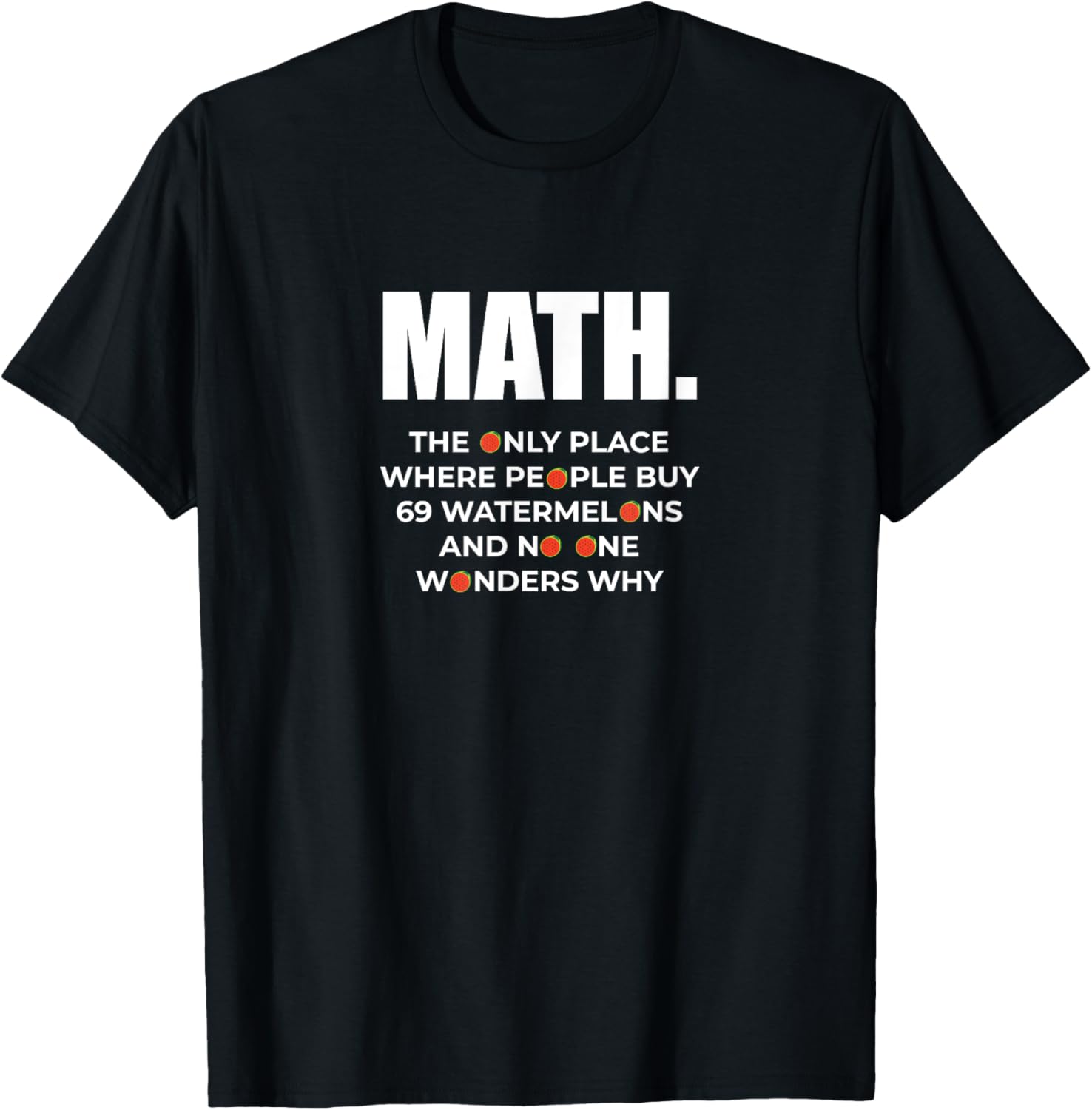 Math the only place where people buy 69 watermelons Math Apparel | Google Shopping Optimized | High CTR Boost
