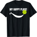 Pickleball is My Happy Place Player Sports Pickleball Lover Apparel | US Viral Pick | Daily Wear Essential