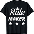 Family Matching Tee Rule Maker Tee T-Shirt | Best Seller Pick | Aesthetic Fit