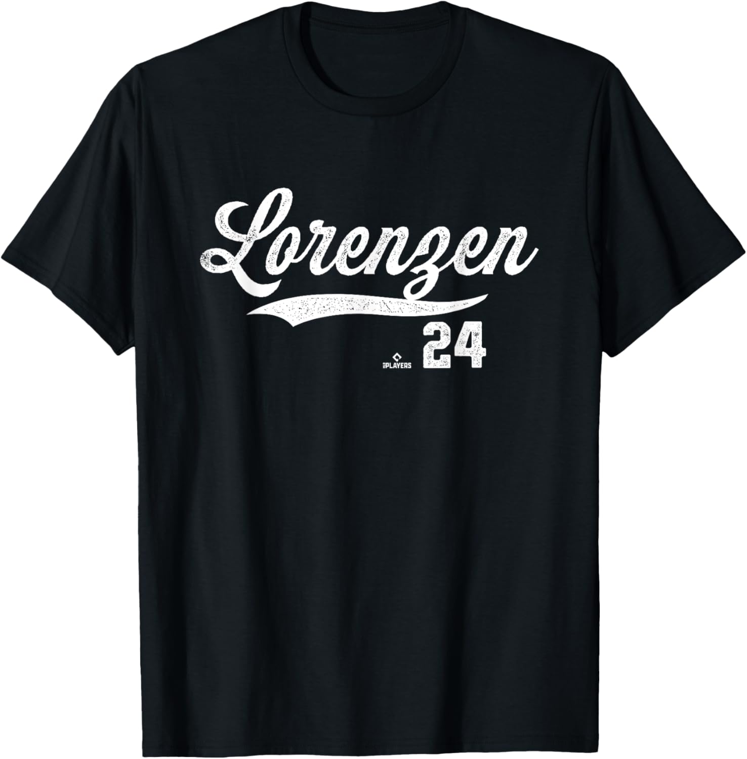 Distressed Swoosh Michael Lorenzen Kansas City Baseball Apparel | US Best Seller