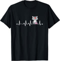 Love Cats & Knitting Heartbeat Design Crochet Knit Yarn Yarn Supply | Trending 2025 | Best Seller Choice