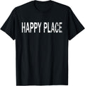 Vintage Happy Place Distressed Positive Vibes Apparel | High Search Volume | Perfect Gift Choice