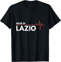Made In Lazio Italy Italia Place Of Birth Heartbeat Apparel | High Search Volume | Perfect Gift Choice