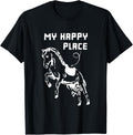My Happy Place Horseback Riding Lover Equestrian Gifts Horse Apparel | US Viral Pick | Perfect Gift Choice