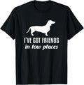 I've Got Friends In Low Places Funny Dachshund Lover Apparel | Top Conversion Title | Daily Wear Essential