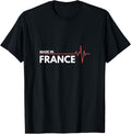 France French Made In Place of Birth National Pride Apparel | Top Conversion Title | Daily Wear Essential